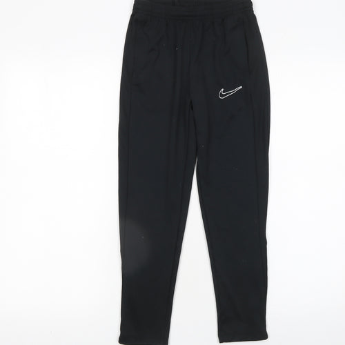 Nike Boys Black Dri-FIT Jogger Trousers Size M 137–147cm