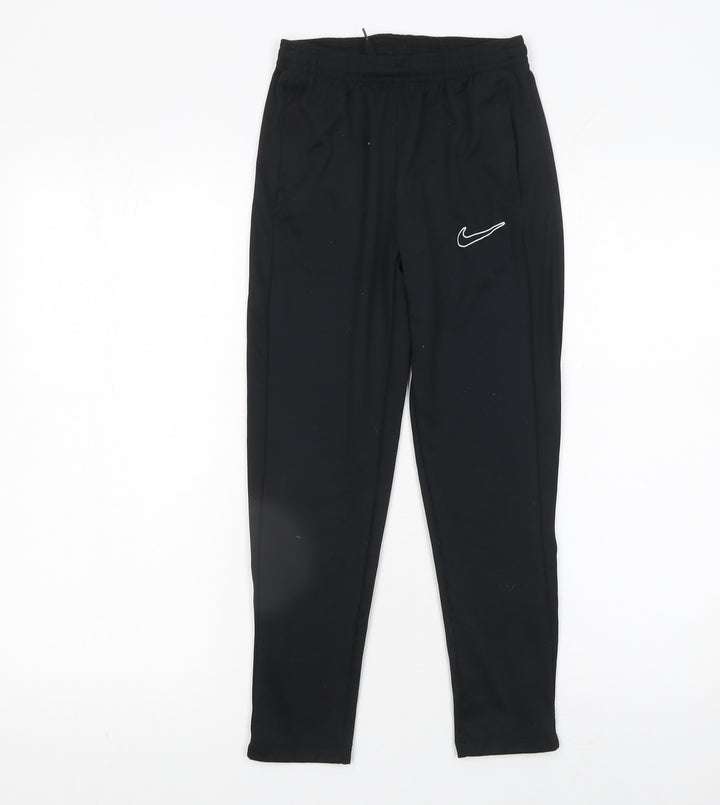 Nike Boys Black Dri-FIT Jogger Trousers Size M 137–147cm