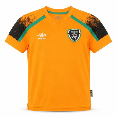 Umbro Boys Orange Ireland Football Jersey T-Shirt 10-11 Years