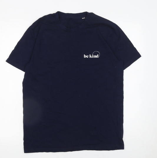 Stanley/Stella Women's Blue 'Be Kind' Organic Cotton T-Shirt M