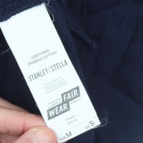 Stanley/Stella Women's Blue 'Be Kind' Organic Cotton T-Shirt M