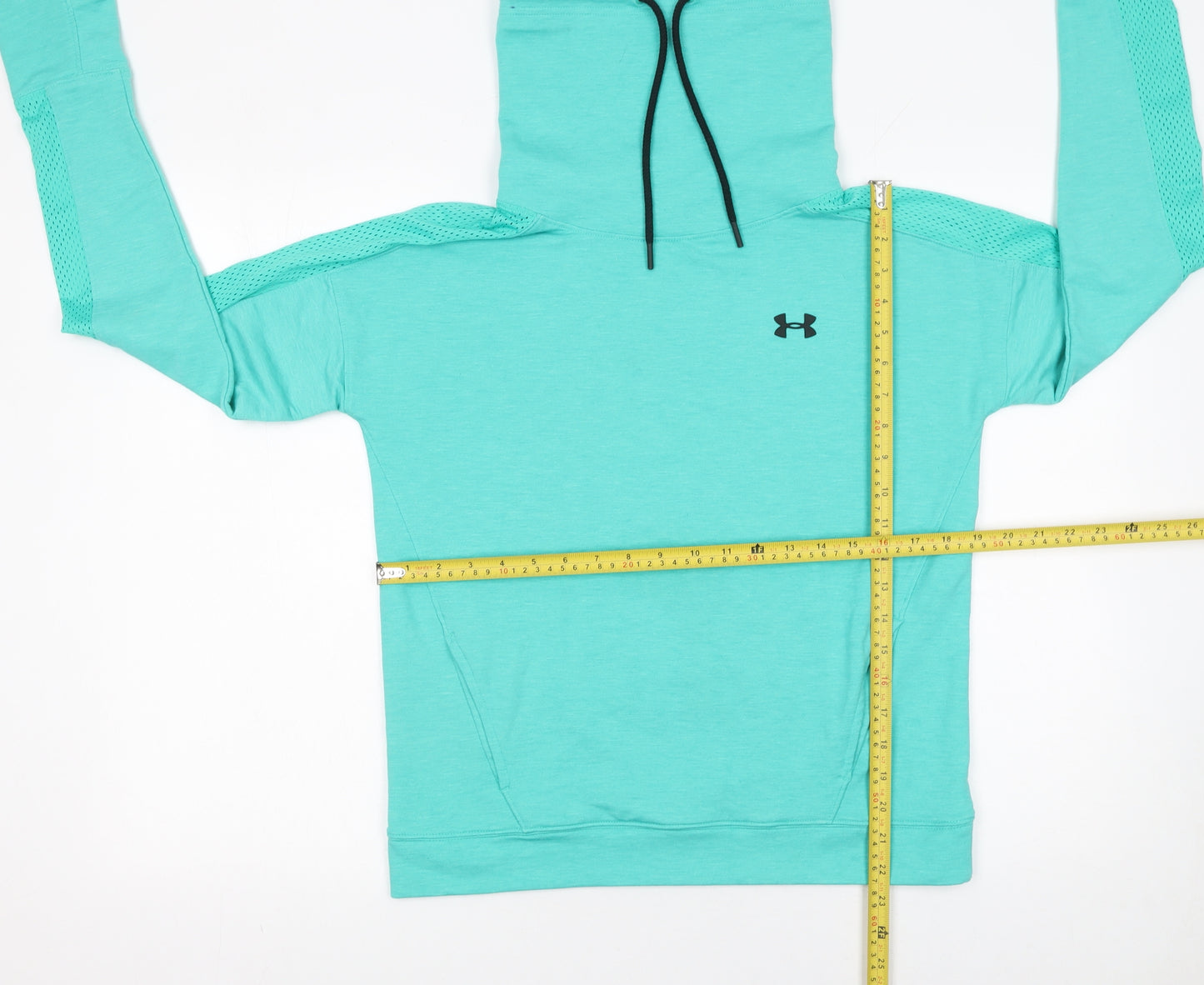 Under Armour Women's Blue Pullover Hoodie Size S Loose Fit Sportswear