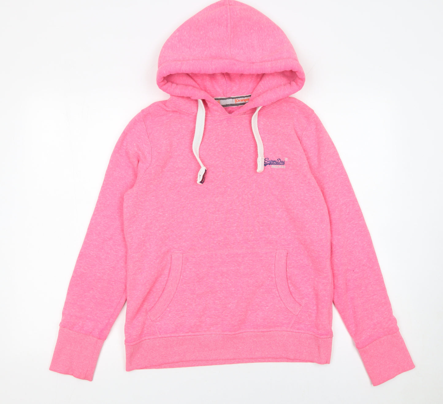 Superdry Orange Label Women’s Pink Pullover Hoodie Size L
