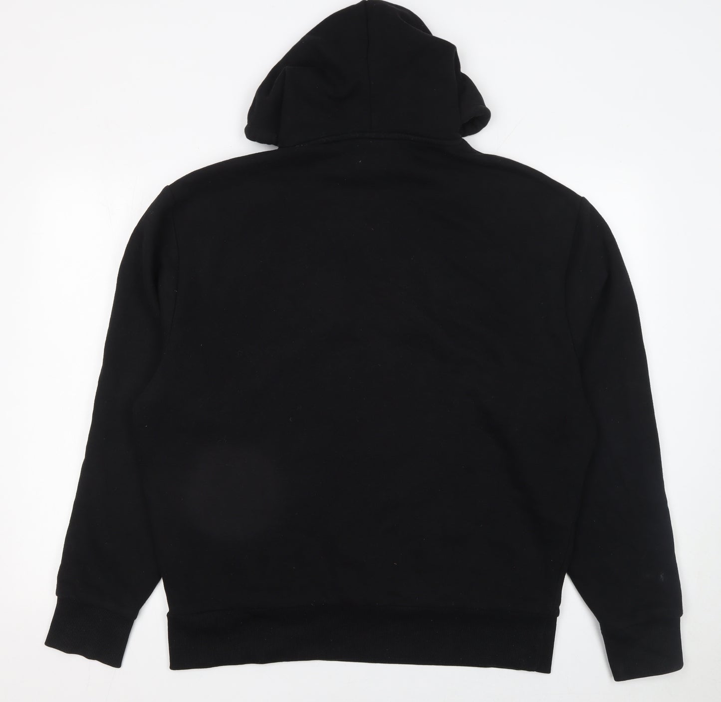 Collusion Womens Black Hoodie Size 10 Cotton Blend Pullover