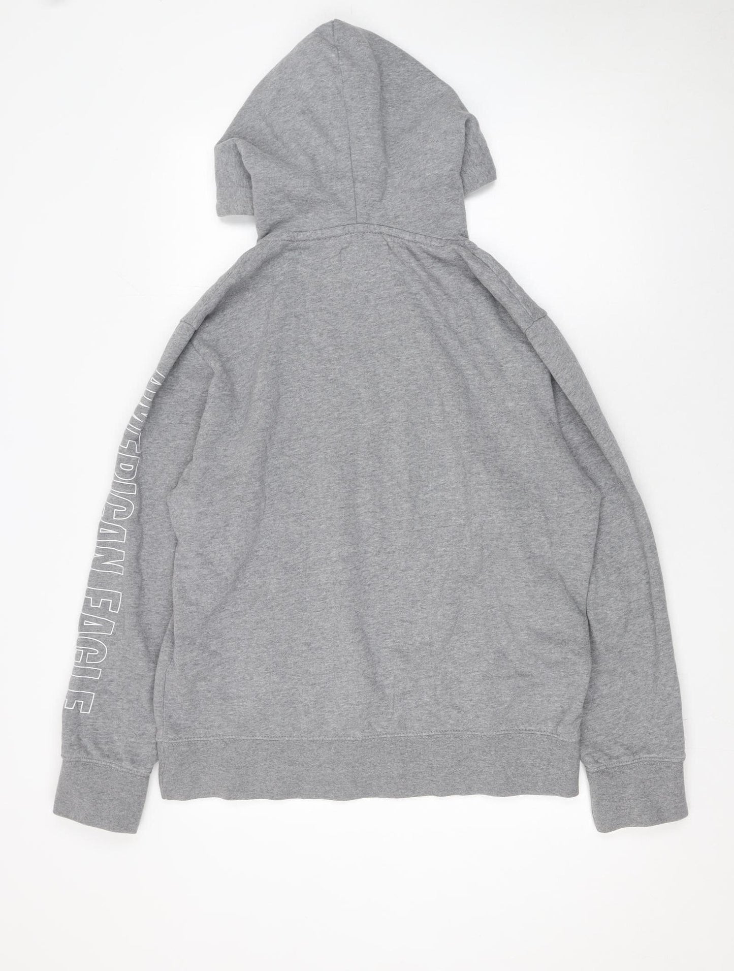 American Eagle Outfitters Men's Grey Pullover Hoodie M
