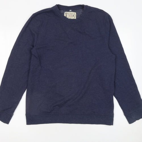 Red Herring Men's Blue Medium Pullover Sweatshirt Long Sleeve