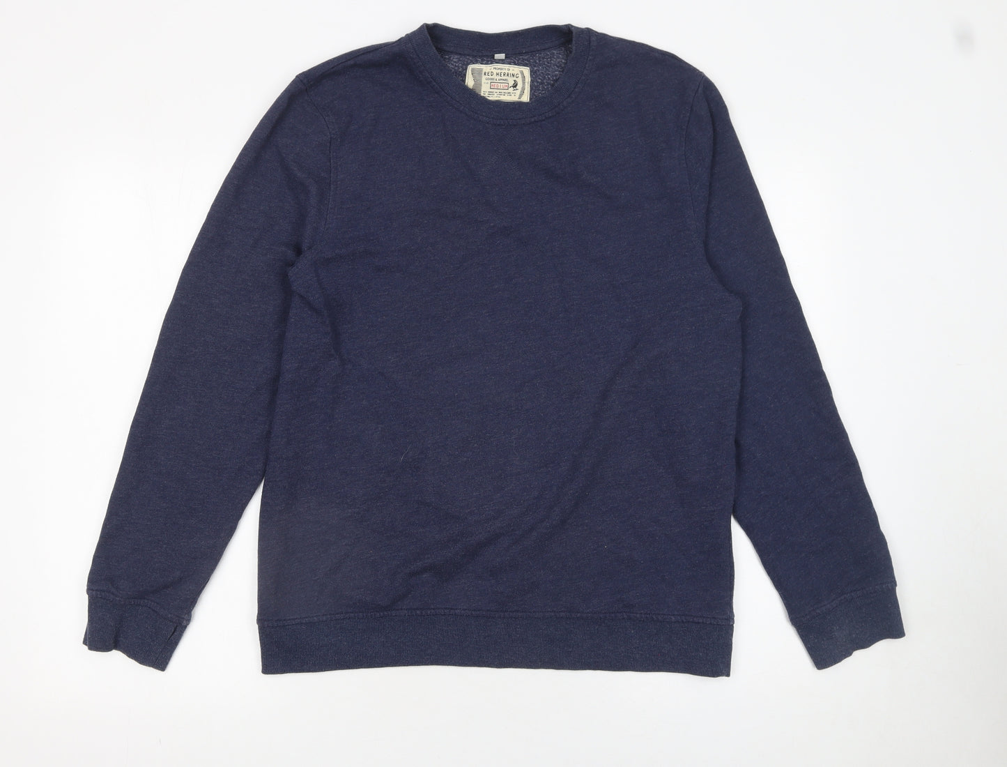 Red Herring Men's Blue Medium Pullover Sweatshirt Long Sleeve