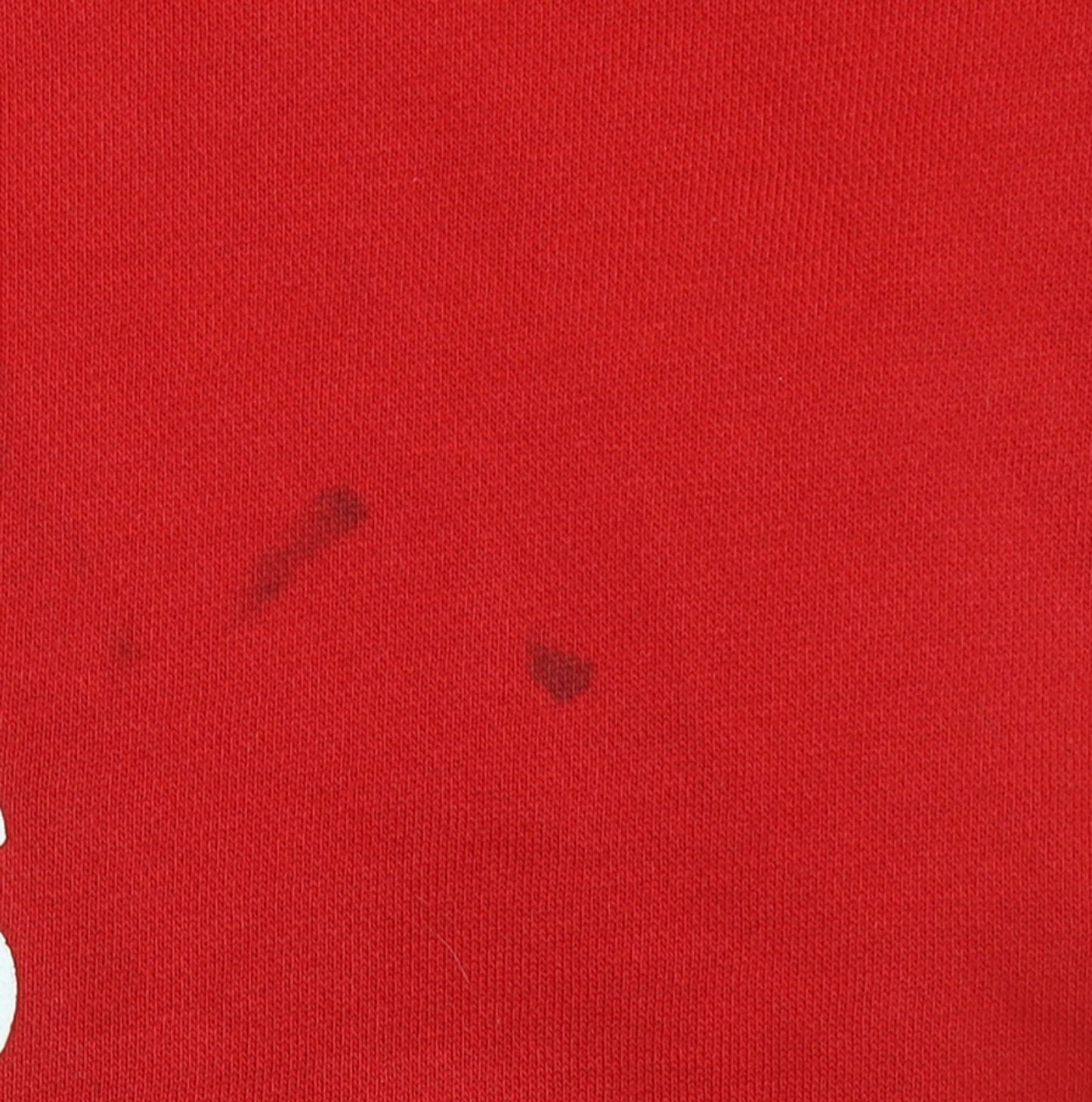 Adidas Mens Red Pullover Hoodie Small Graphic Cotton Blend Sportswear