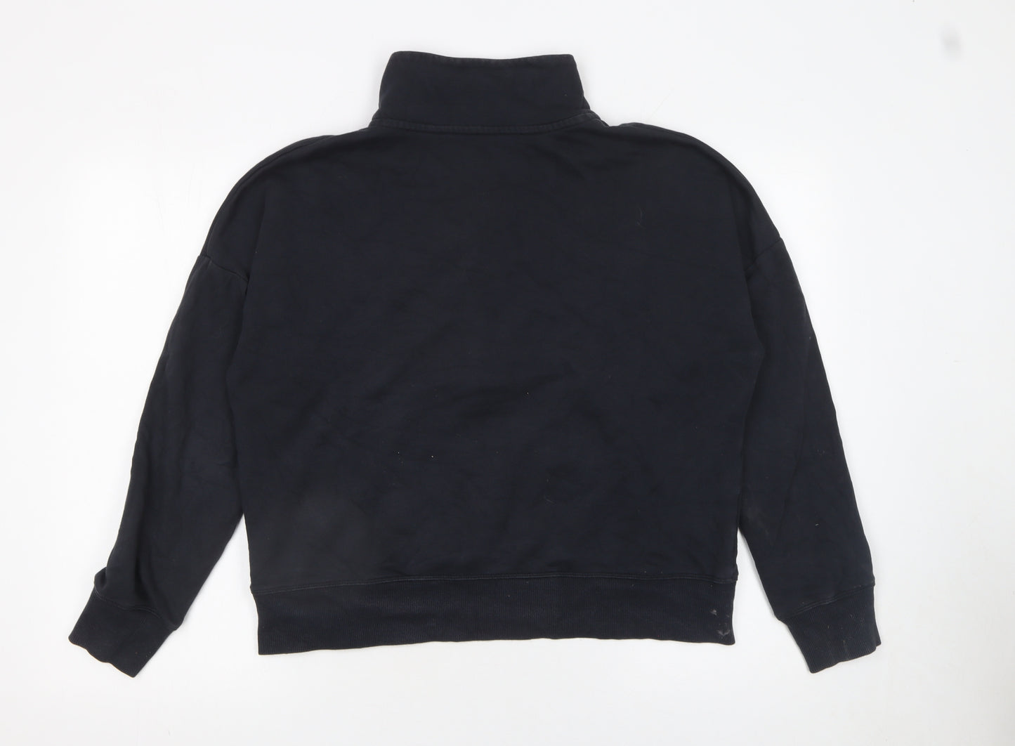 Under Armour Women's Black Medium 1/2 Zip Loose Fit Sweatshirt