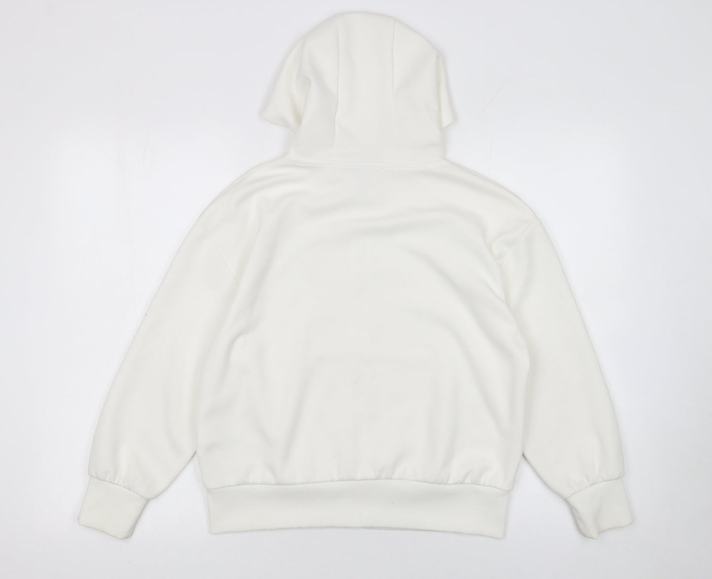 Primark Girls White Full Zip Hoodie 8 Years Miami Beach Club Graphic