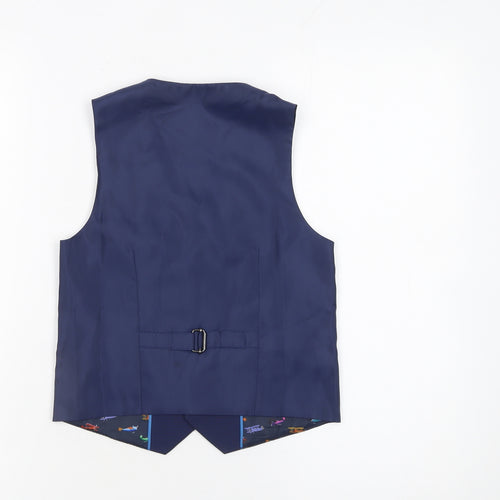 Next Boys Blue Waistcoat 7 Years Formal Wedding Suit Waistcoat