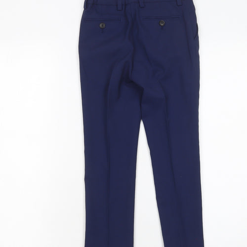 Next Boys Blue Dress Pants Age 7 Years Formal Trousers with Pockets