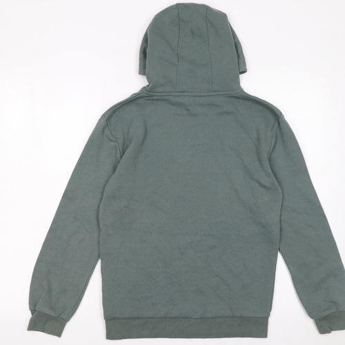 Primark Boys Green Tokyo Graphic Pullover Hoodie 12-13 Years Fleece