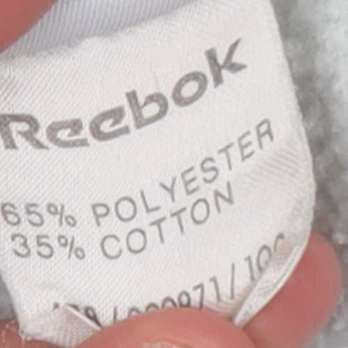 Reebok Essentials Womens Light Blue Pullover Sweatshirt Size 12