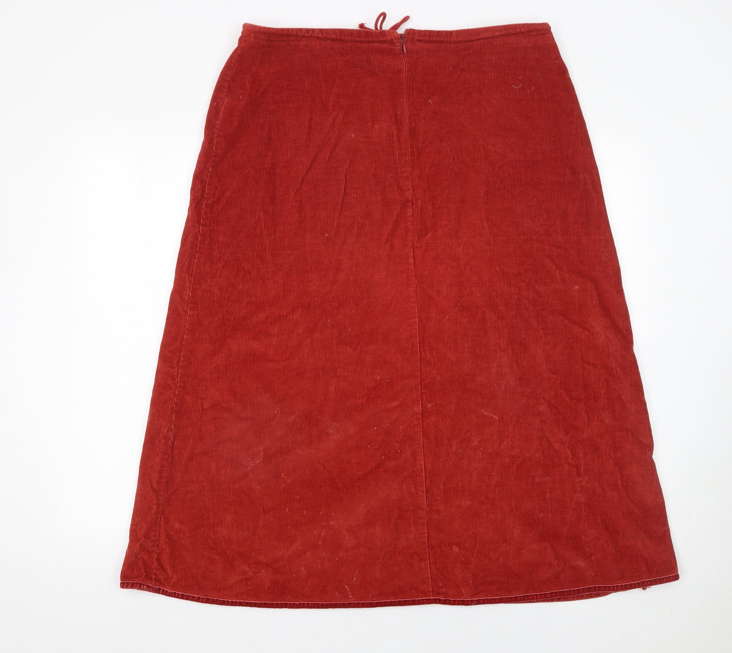 Alice Collins Women’s Red Corduroy A-Line Skirt Size 16