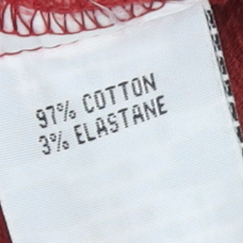 Alice Collins Women’s Red Corduroy A-Line Skirt Size 16