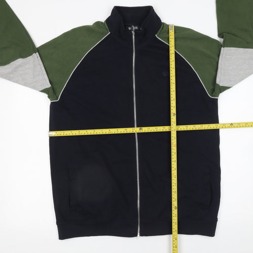 Burton Menswear Men’s Multicoloured L Full Zip Cotton Jumper