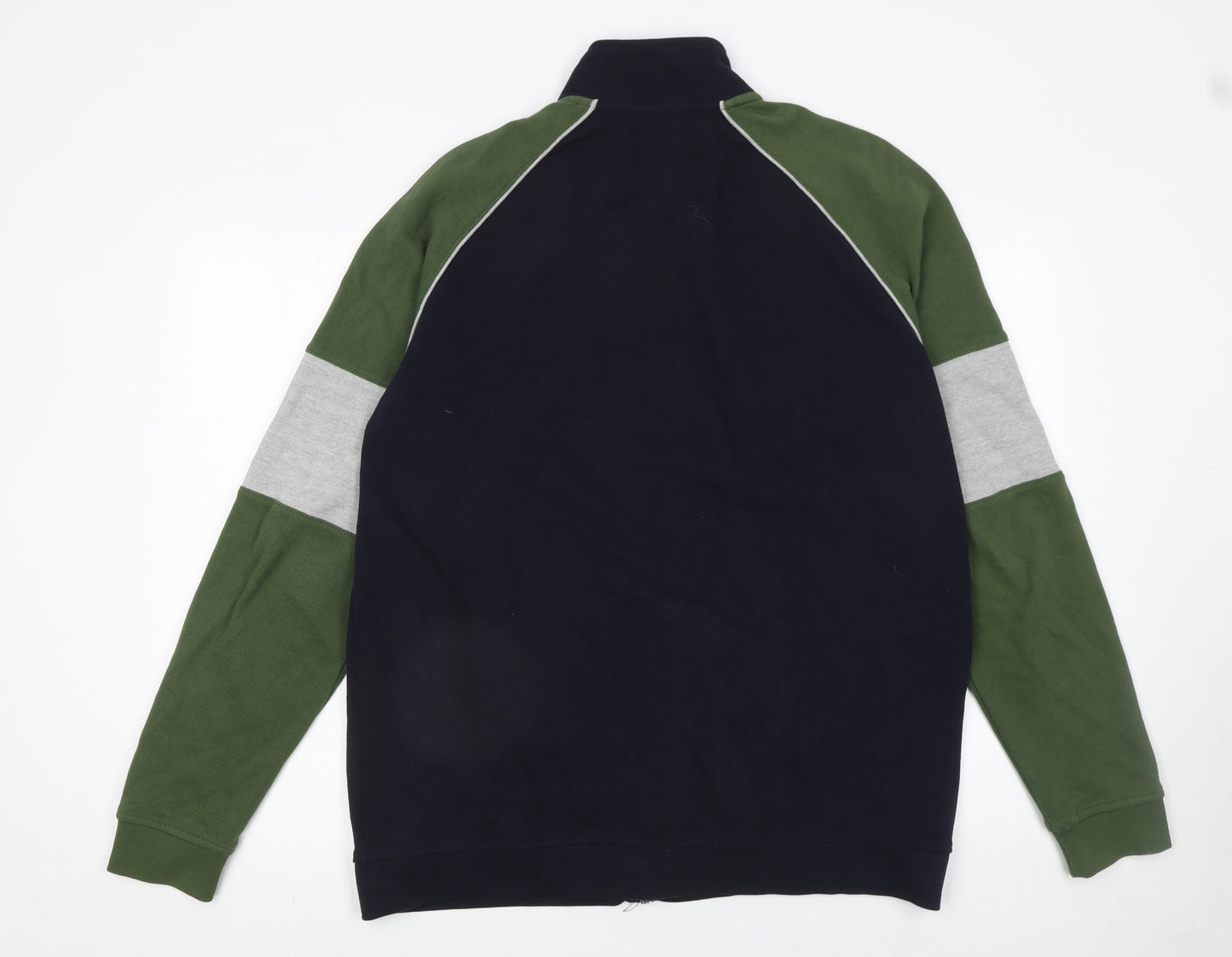 Burton Menswear Men’s Multicoloured L Full Zip Cotton Jumper