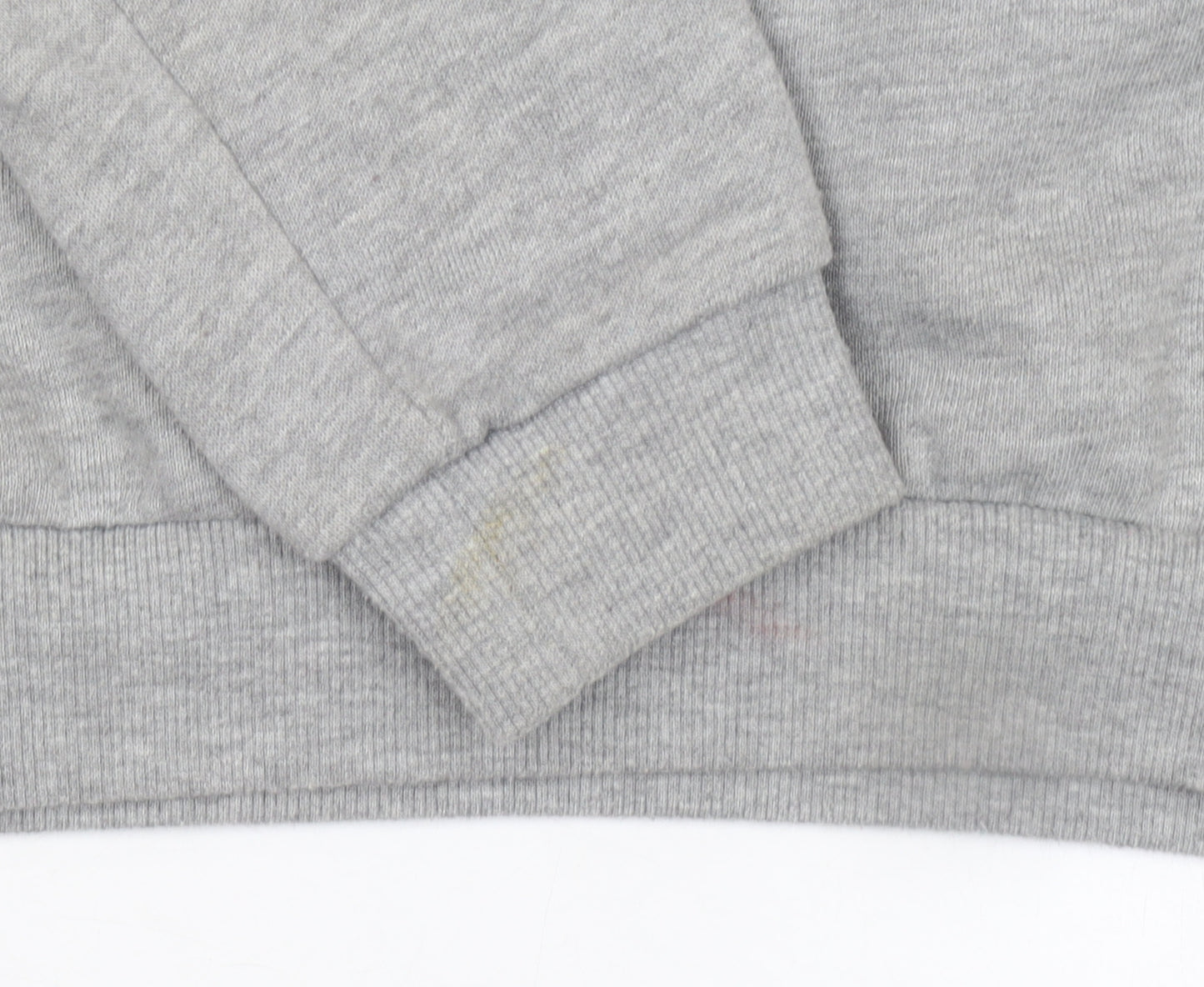 Vero Moda Womens Grey Embroidered Floral Pullover Sweatshirt XS