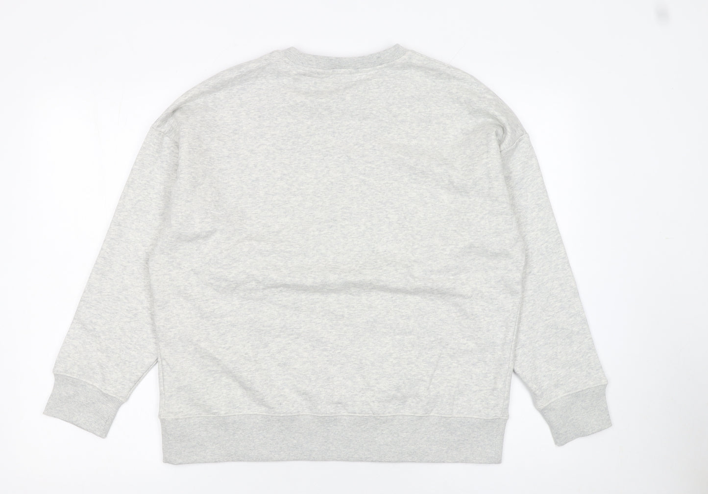 Marks and Spencer Women’s Grey Christmas Bear Long Sleeve Pyjama Top Size 8