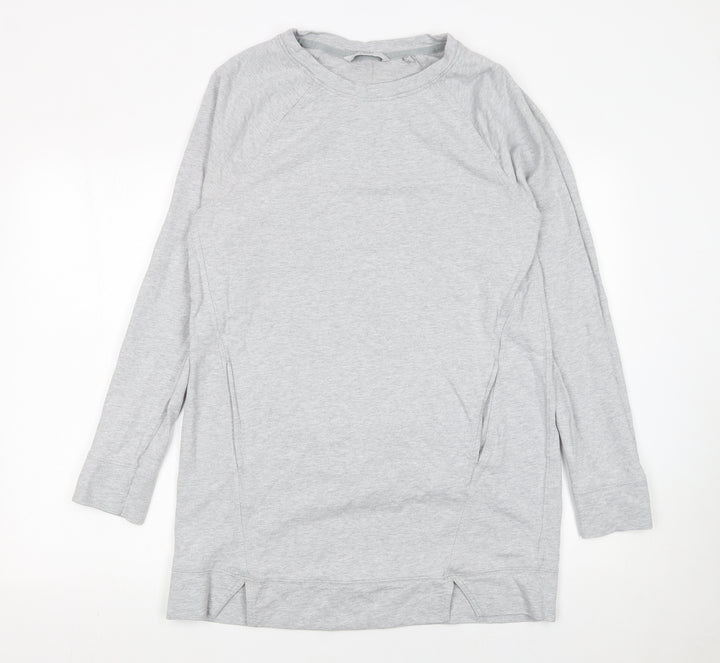 Next Womens Grey Long Sleeve Pullover Sweatshirt Size 14