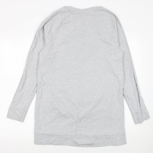 Next Womens Grey Long Sleeve Pullover Sweatshirt Size 14