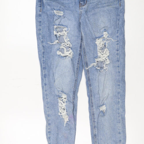 Tinseltown Women’s Blue Distressed Skinny Jeans Size 5