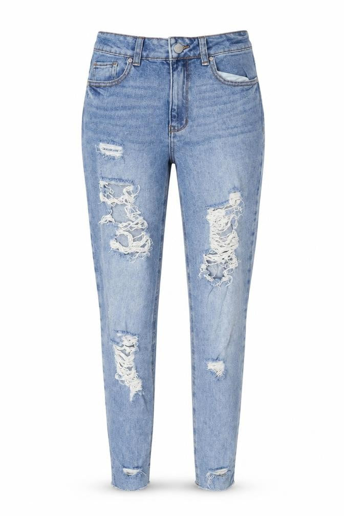 Tinseltown Women’s Blue Distressed Skinny Jeans Size 5