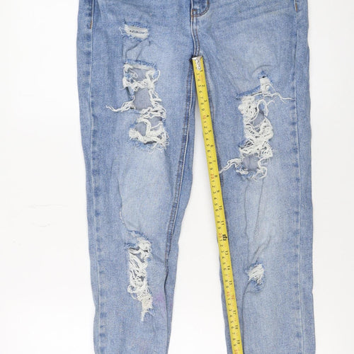 Tinseltown Women’s Blue Distressed Skinny Jeans Size 5