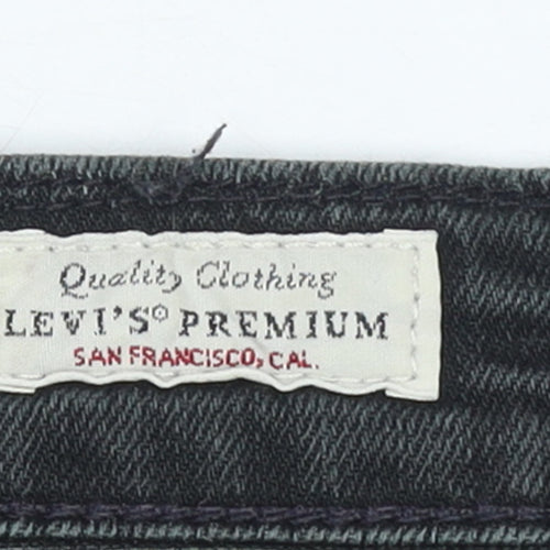 Levi's Premium Men's Black Slim Straight Jeans W31 L32