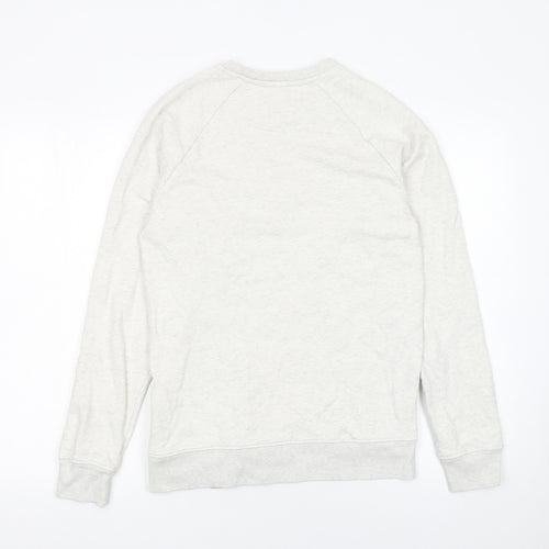 Toranja Women Grey Graphic Tram Sweatshirt XS Organic Cotton Blend