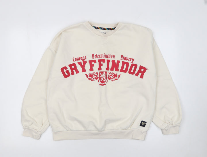 Marks and Spencer Girls Ivory Gryffindor Pullover Sweatshirt Age 13-14 Years