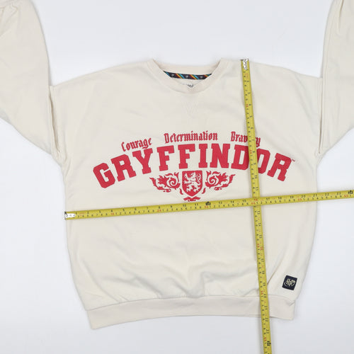 Marks and Spencer Girls Ivory Gryffindor Pullover Sweatshirt Age 13-14 Years