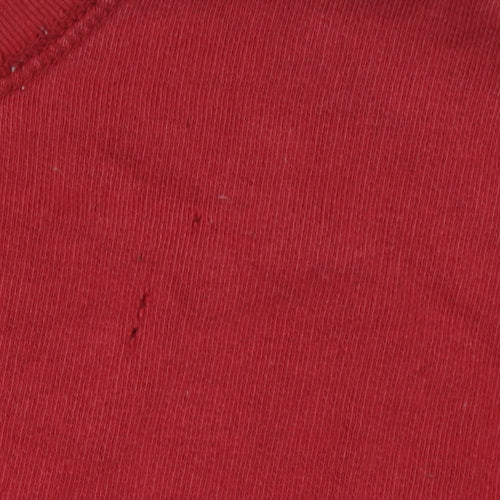 Old Navy Men's Red Crew Neck Pullover Sweatshirt Size L