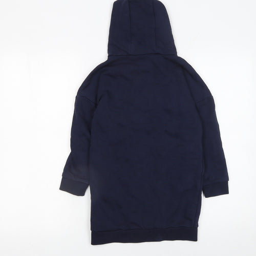 BOSS Boys Blue Batman Logo Pullover Hoodie 12 Years Long Sleeve Cotton Blend