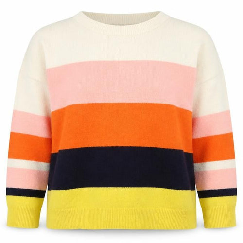 Oasis Women’s Multicoloured Striped Crew Neck Knit Jumper XL
