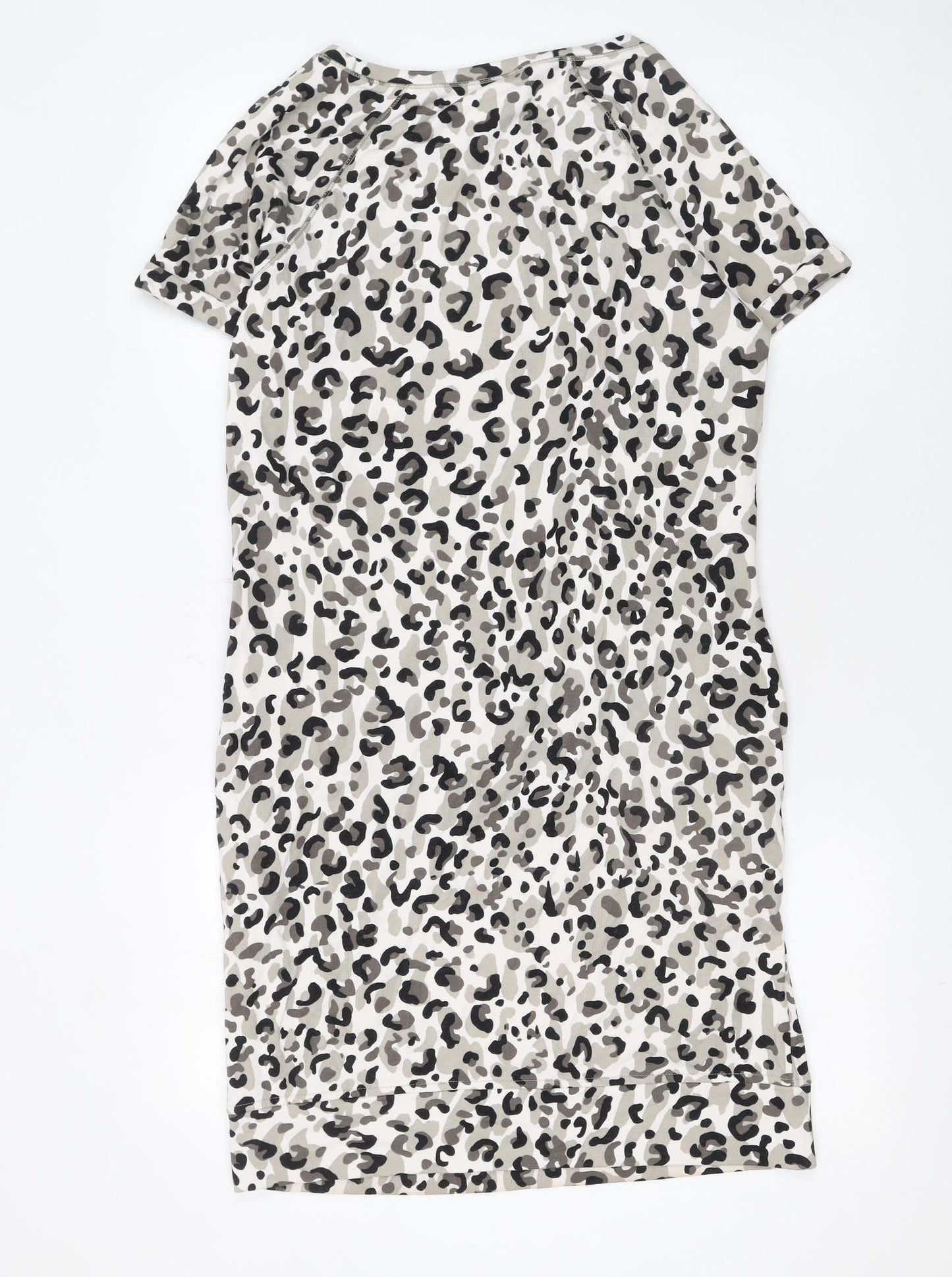 Monari Women Multicoloured Animal Print T-Shirt Dress Size 8