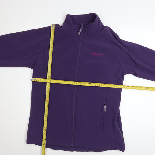 Mountain Essentials Women's Purple Softshell Jacket Size 14