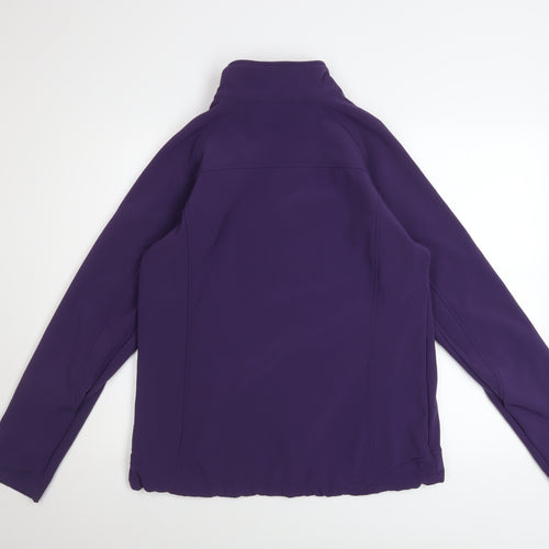 Mountain Essentials Women's Purple Softshell Jacket Size 14