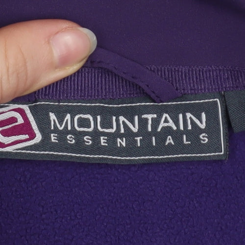 Mountain Essentials Women's Purple Softshell Jacket Size 14