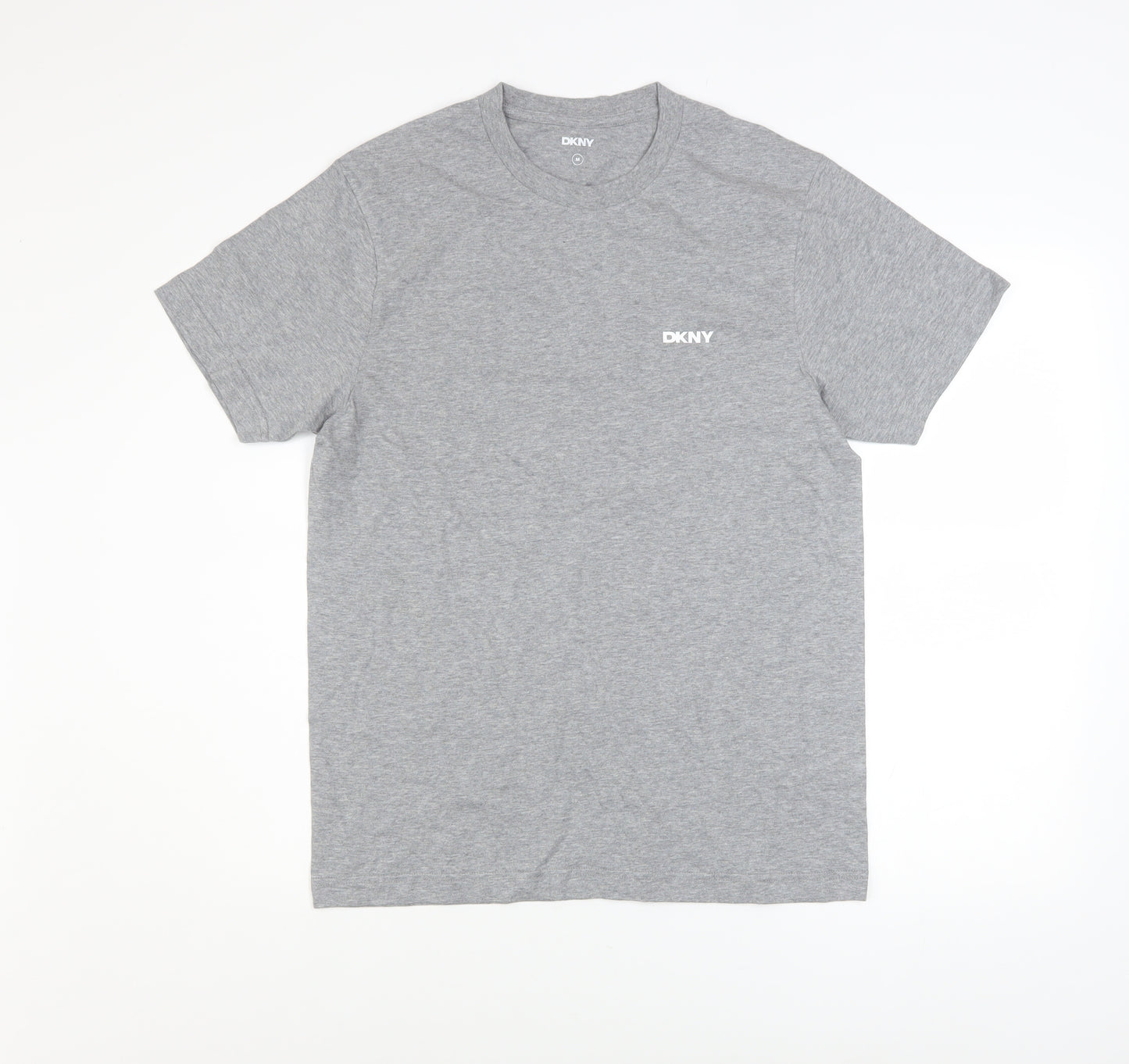DKNY Men's Grey Cotton Crew Neck Short Sleeve T-Shirt M