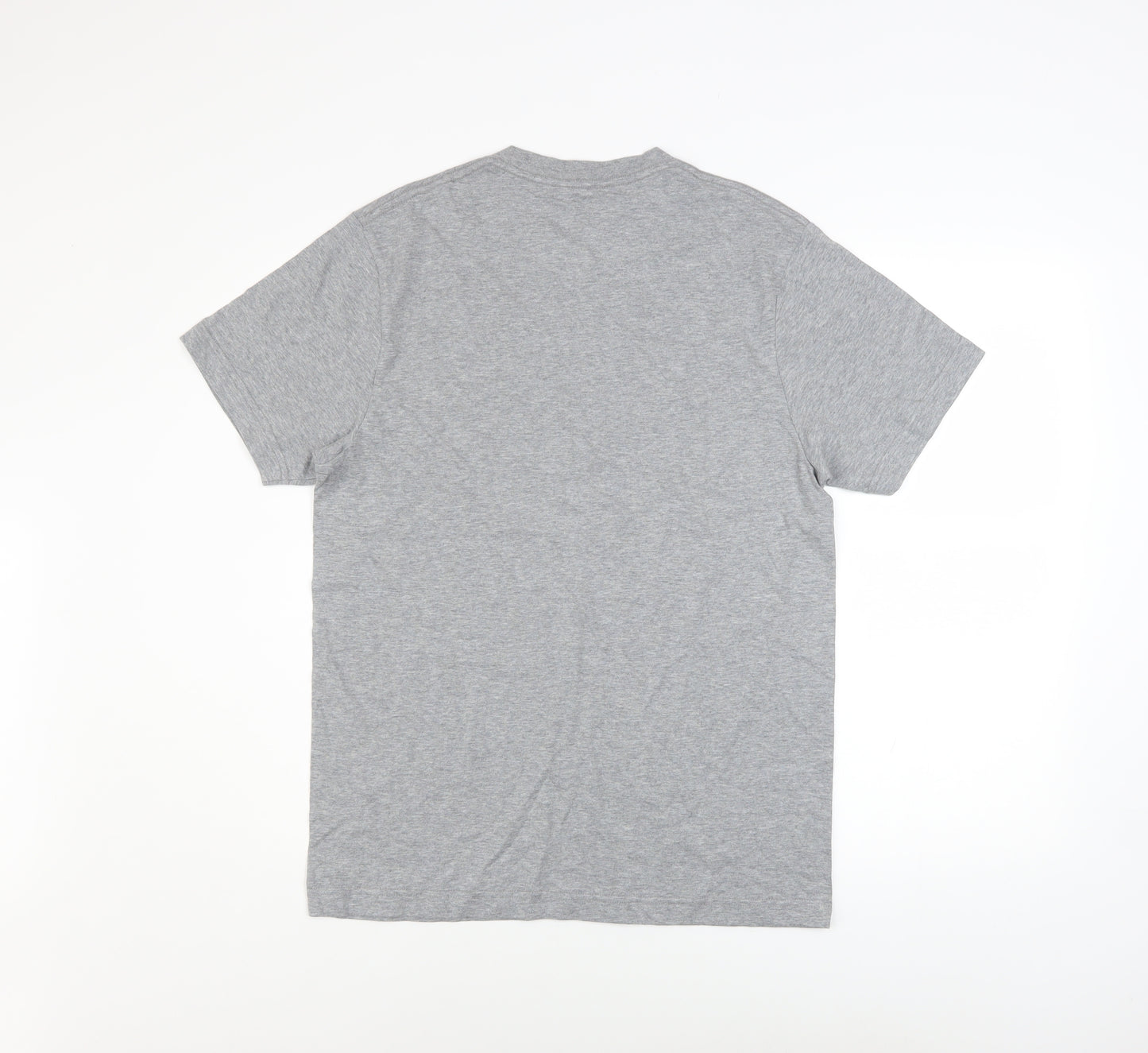 DKNY Men's Grey Cotton Crew Neck Short Sleeve T-Shirt M