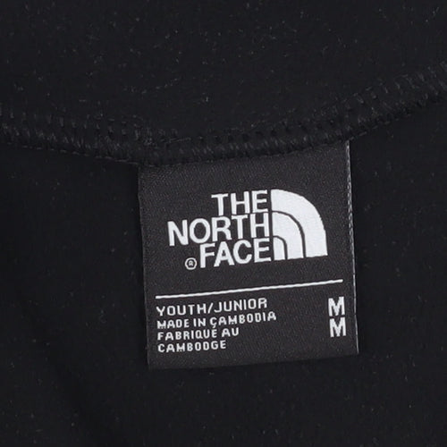 The North Face Boys Black Fleece 1/4 Zip Pullover Sweatshirt Size M