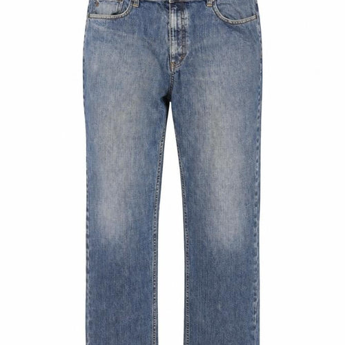 Melka Men’s Blue Straight Fit Jeans 40W 32L Denim Classic Style