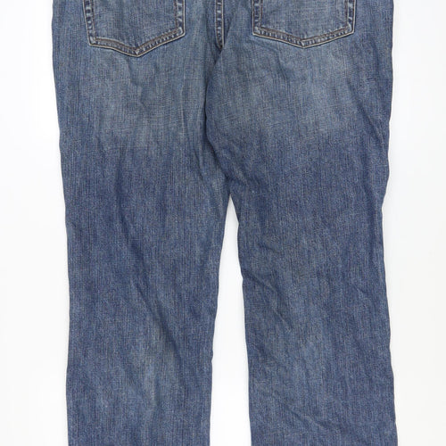 Melka Men’s Blue Straight Fit Jeans 40W 32L Denim Classic Style