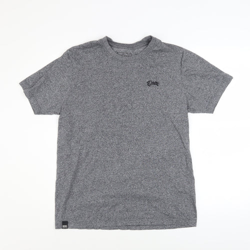 Diesel Men Grey Crew Neck Short Sleeve Jersey T-Shirt Size L