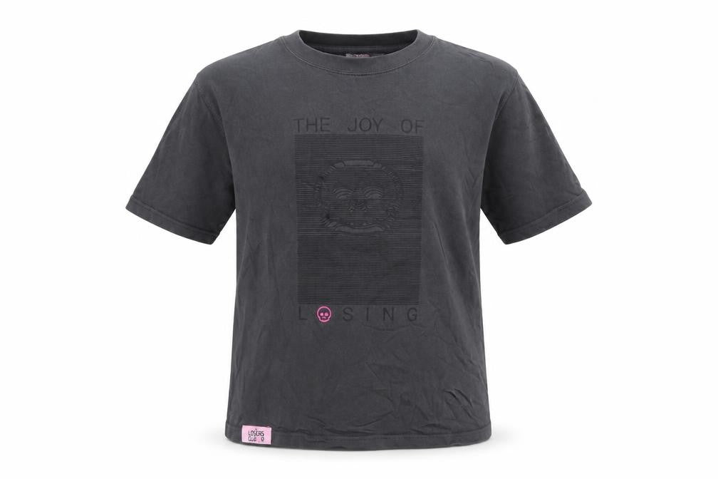 The Losers Club Men’s Black Graphic Crew Neck Cotton T-Shirt Size S