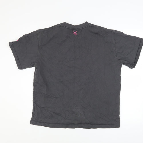 The Losers Club Men’s Black Graphic Crew Neck Cotton T-Shirt Size S