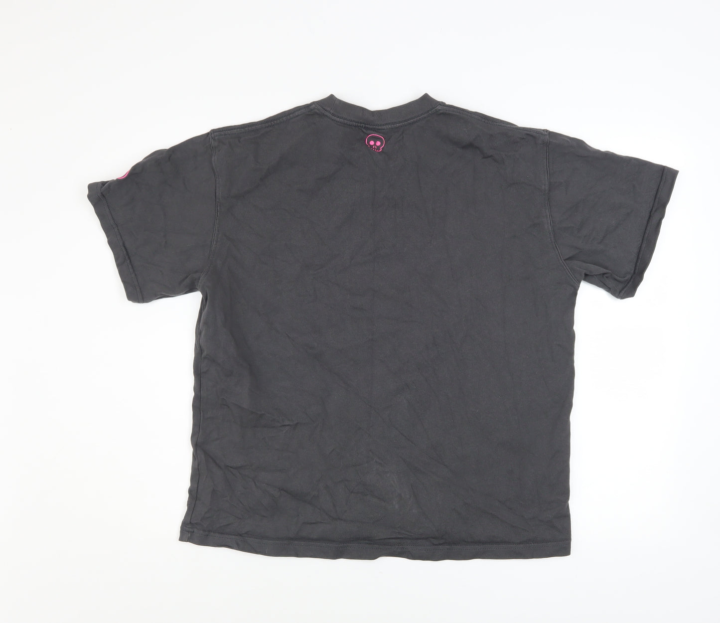 The Losers Club Men’s Black Graphic Crew Neck Cotton T-Shirt Size S