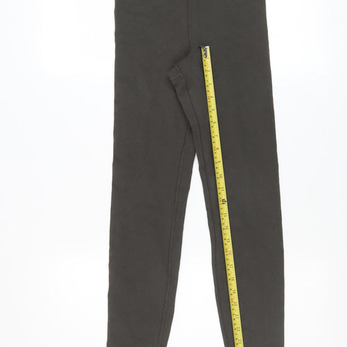 Fear of God Essentials Women's Brown Cotton Stretch Leggings Size S